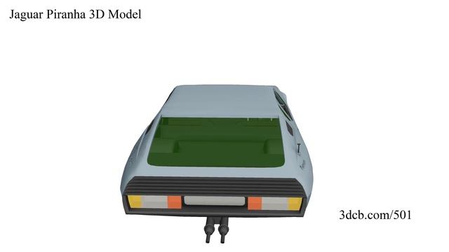 Jaguar Piranha 3D Model смотреть онлайн