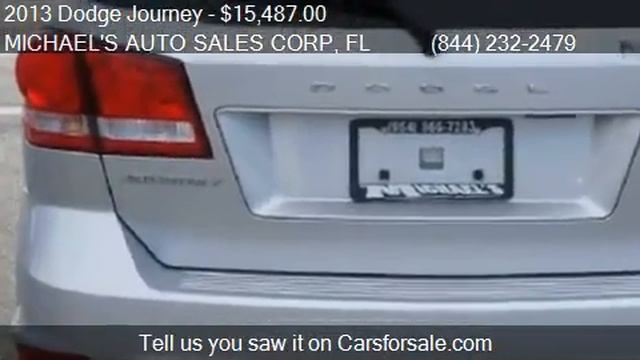 2013 Dodge Journey SXT 4dr SUV for sale in West Park, FL 330 смотреть онлайн
