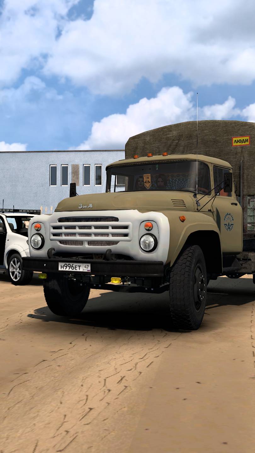 Застрял в песках ЗиЛочек мой | Euro Truck Simulator 2 (v1.51) смотреть онлайн