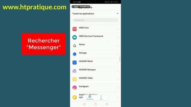 Comment se déconnecter de Messenger sur Mobile Android
