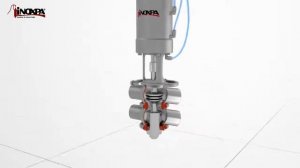 INNOVA double seat valve   type P Seat lift INOXPA