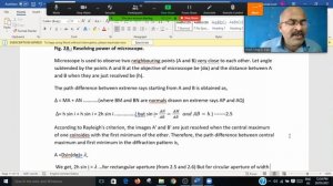 Resolving Power- Rayleigh Criterion, R.P. Of Microscope