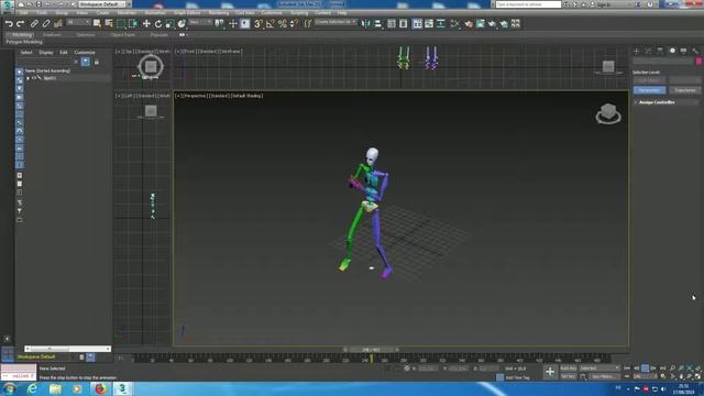 Animation Biped (Kinect 360) смотреть онлайн