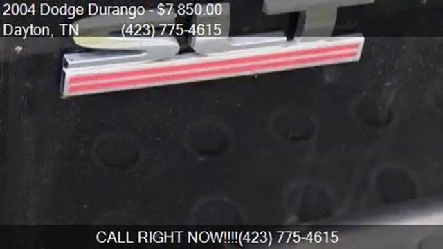 2004 Dodge Durango SLT 4WD 4dr SUV for sale in Dayton, TN 37 смотреть онлайн