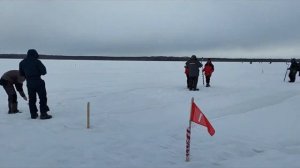 Официальная тренировка перед ЧР 2024 по ловле на мормышку со льда