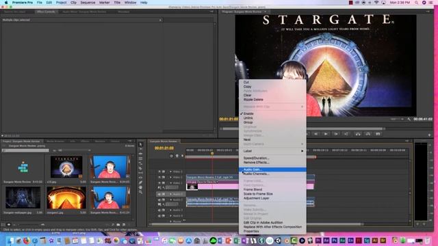 Adjusting Audio Gain In Premiere Pro CS6 Tutorial смотреть онлайн