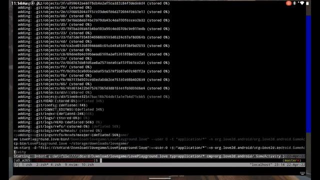 Termux with love2d (Android) (no-root)