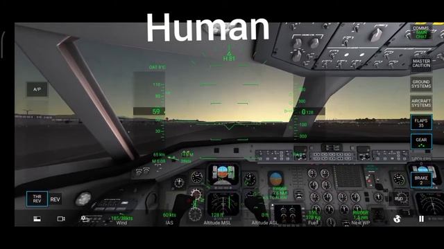 RFS saab 340b landing in crosswind AI vs HUMAN смотреть онлайн