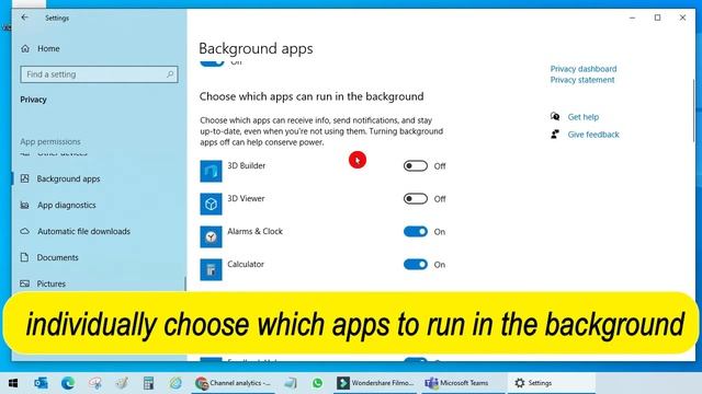 How To Stop Apps From Running in The Background On Windows 10 | Turn Off Background Apps Windows 10 смотреть онлайн