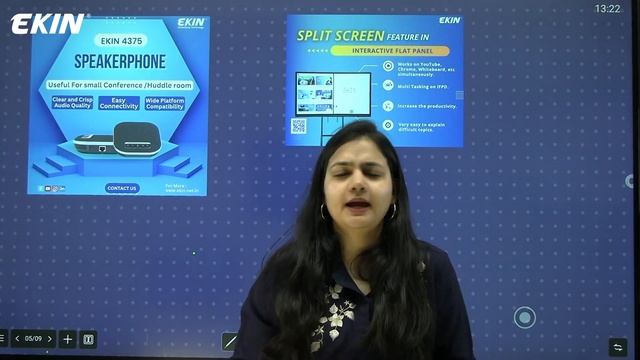 Android 12.0  - Latest Interactive panel in India with Latest Android Version | EKIN