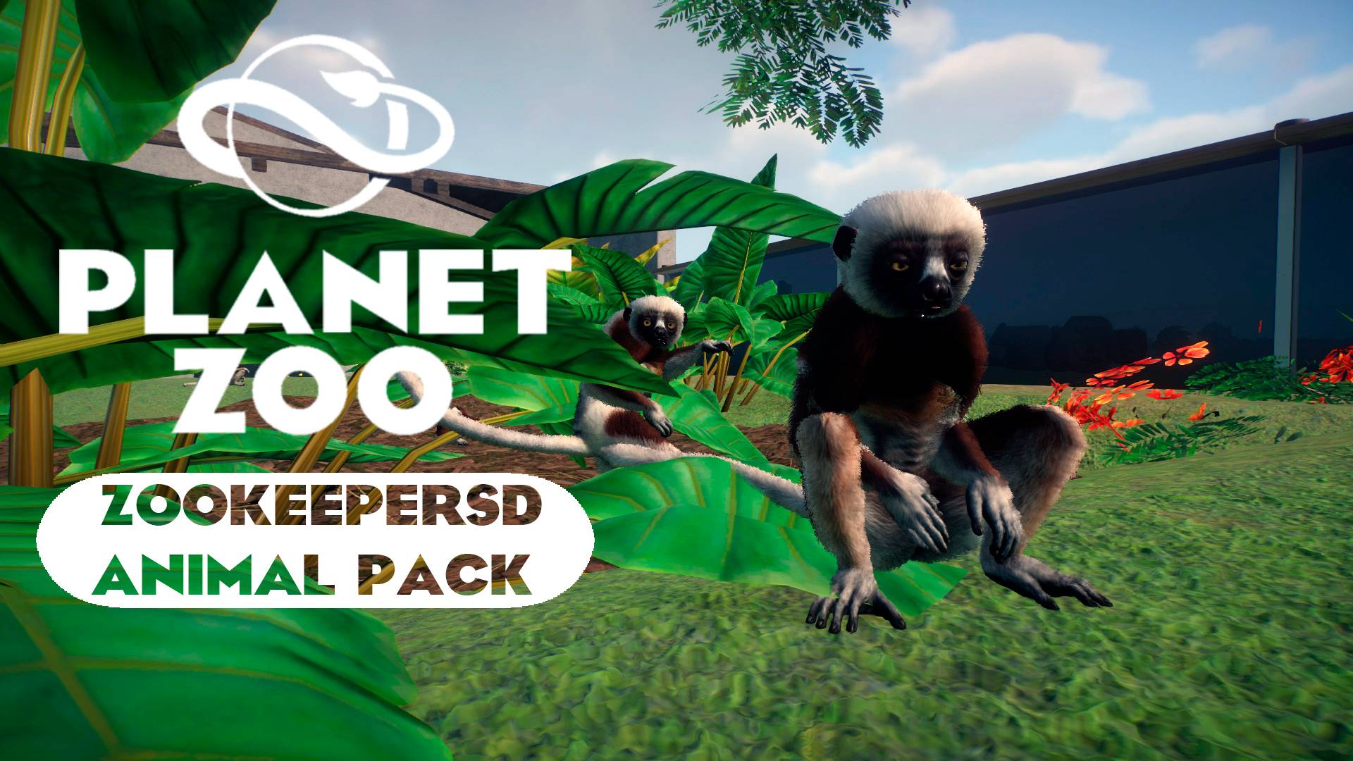 Planet Zoo: Zookeepers Animal Pack - Ореховый сифака