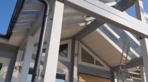 Монтаж монолитного поликарбоната 8 мм. на деревянную конструкцию