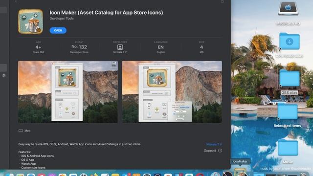 Icon Maker Asset Catalog for App Store Icons Developer Tools App [MAC] смотреть онлайн