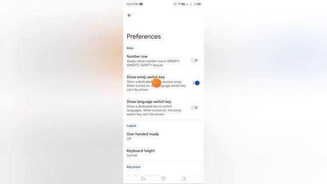 how to on emoji switch key in Google keyboard, Google keyboard mein emoji switch key kaise on Kare смотреть онлайн