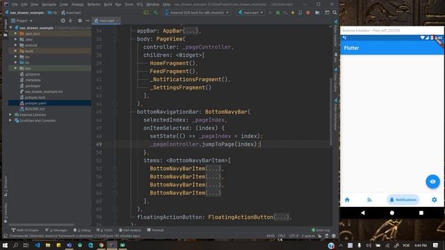 Conceito de Fragments ao Flutter