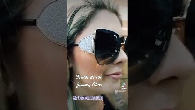 Óculos de Sol Feminino brilhante de Grife Jimmy Choo Original RIVER/S 2M2 619O S смотреть онлайн