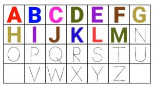 Написание букв алфавита для детей. Как писать буквы для детей. ABCD