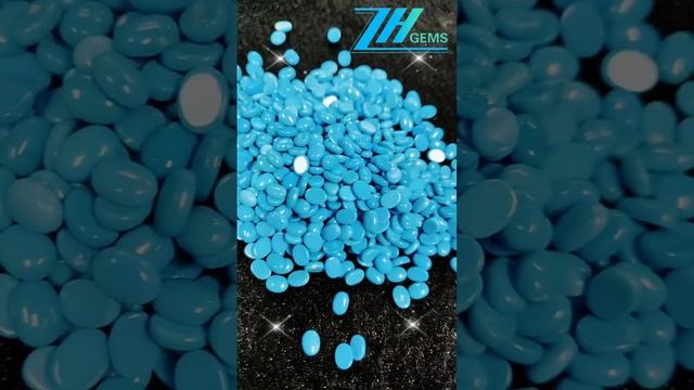 GN-20241024-11 natural Sterling treatment Turquoise cabochon Face High Quality Turquoise 5mm Beaded