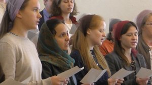 Поздравление с 85-летием пресвитера В.Т. Шатрова - хор «Что за день будет там...!»