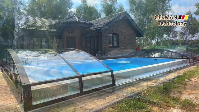 Павильон для бассейна модель CARAT 10,9х5,5х1,1м