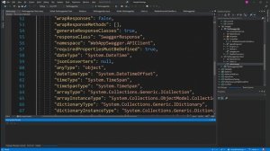 Использование Swagger для создания клиента для API и применение его в WEB аппликации