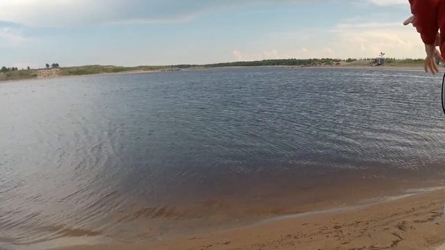 Рыбалка. Ловим камбалу на острове, р.Солза, Белое море. Северодвинск, Архангельская обл.