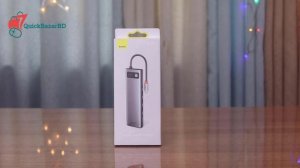 Baseus Metal Gleam Series 11in1 Multifunctional Type C HUB Docking Station Space Gray #smarthub