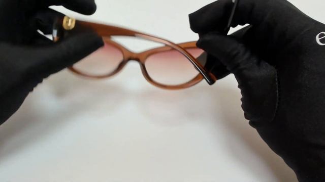 Versace Sunglasses Model-MOD.4388  Color-5324/0P Transparent Brown/Gold Medusa Logo