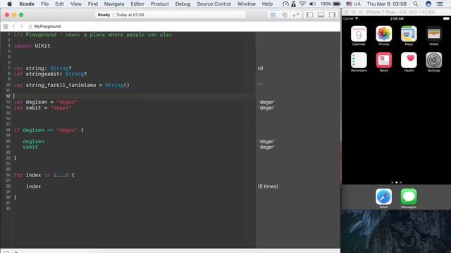 iOS Eğitim ~ Xcode 8 & Swift 3 - Playground смотреть онлайн