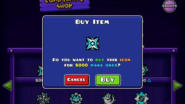Buying my fav pet icon in geometry dash :D смотреть онлайн
