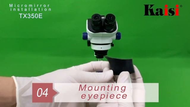 KaisiTX-350E microscope mounting смотреть онлайн