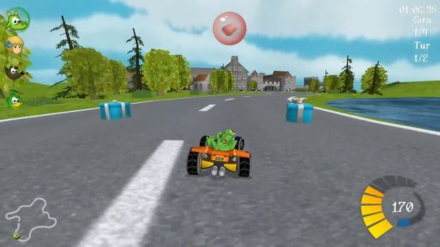 Super Tux Kart GamePlay on Linux смотреть онлайн