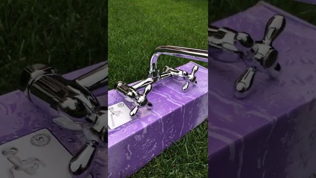 Кухонный настенный смеситель с барашками смотреть онлайн