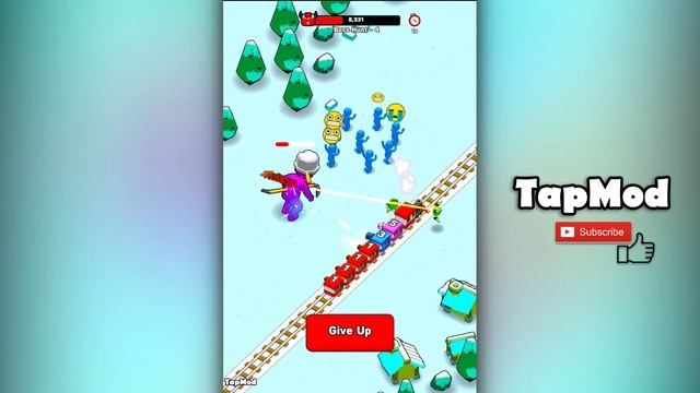 Train Tycoon: Idle Defense - Gameplay Walkthrough Part 2 Zombie Train Defense AndroidiOS