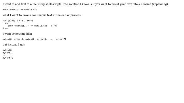 Unix & Linux: Insert text to file using bash scripts (NOT appending) (2 Solutions!!) смотреть онлайн