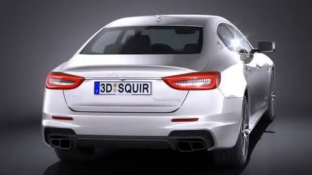 3D Model Maserati Quattroporte 2017 at 3DExport.com смотреть онлайн