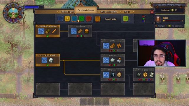 Uma Aventura no CEMITÉRIO - GRAVEYARD KEEPER #1 смотреть онлайн