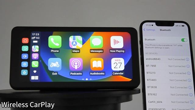 Octa-core 6.3" Android Intelligent Motorbike Display IP67, Wireless CarPlay / Android Auto, TPMS смотреть онлайн