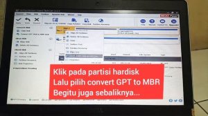 Solusi gagal instal windows karena GPT atau MBR partition style