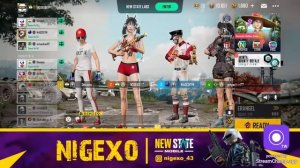 Pubg new state live with nigexo in Conqueror lobby || Nigexo is Live