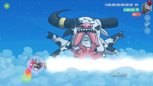 Deadly Unicorn Jetpack Challenge Android exclusive game.