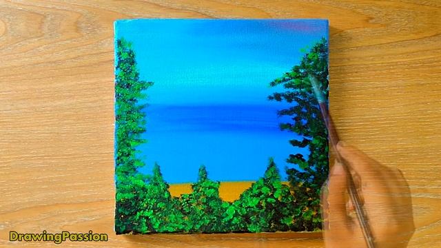 Window With Dream View | Step By Step | Acrylic Colour #DrawingPassion Work -#127 смотреть онлайн
