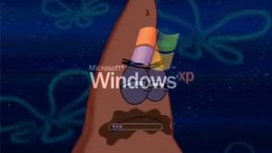 Windows XP Logo 2001 2014 Vocoded With Spongebob Squarepants Life of Crime Candy Bars Eat Rectangle
