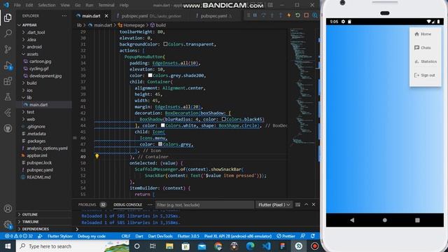 How To Customize Flutter Popup Menu Button Widget | Flutter Tutorial 2022 | Flutter Widgets