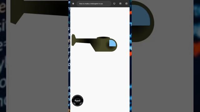 Creating a Helicopter Animation 🚁 using CSS | HTML and CSS tutorials on android #css #html