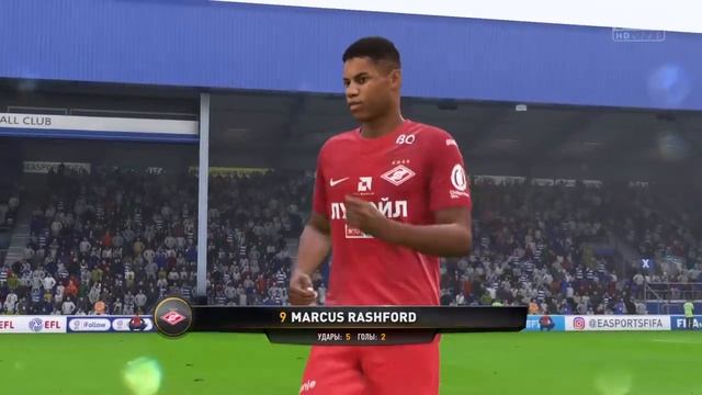 FIFA и FC на PS5 КПР - Спартак 35 тур Чемпионшип чемпионат Англии по футболу 19-20 FIFA 18 PS4