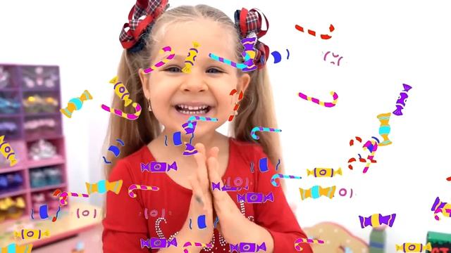 Диана и День Конфет! Диана получает сладости за хорошие поступки смотреть онлайн