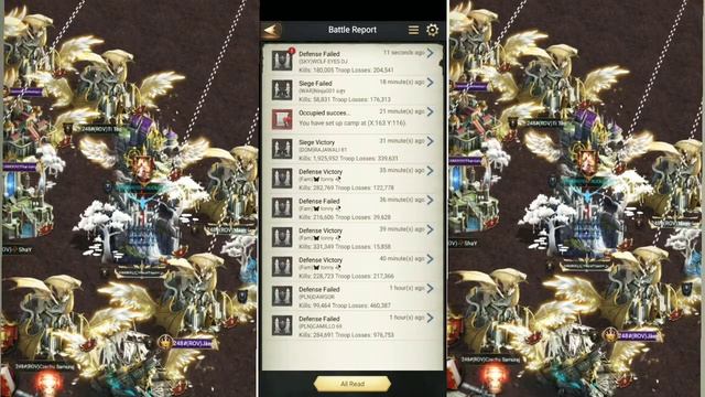 Rise Of The Kings kvk Overlord Event  Smooth Gameplay  Android Bilzee Gaming