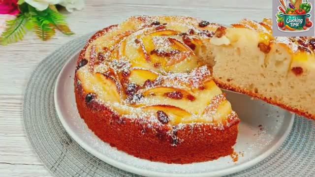 🍏 Рецепт Яблочного Пирога с Кремом: Простой и Вкусный Десерт 🍰