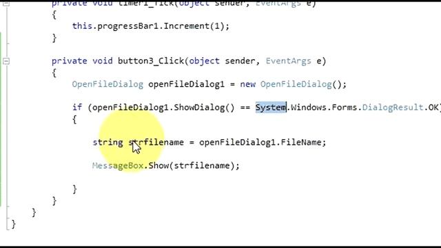 C# Tutorial 24 How to use OpenFileDialog and copy file path смотреть онлайн